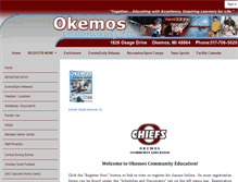 Tablet Screenshot of okemosonline.com